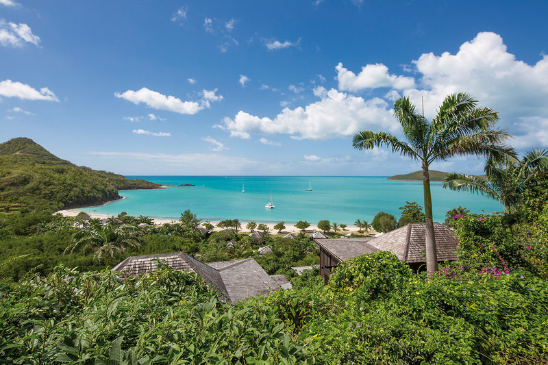 Hermitage Bay Resort Antigua - Blick auf die wunderbare Karibik