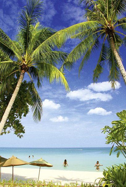 Am Strand im Meer